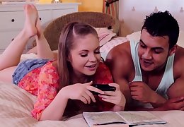 Alessandra Jane: Cock Taking Facial