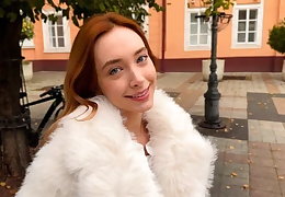 Met the Porn Actress on the Street and Fucked The brush compeer Day be required of a Cup of C...